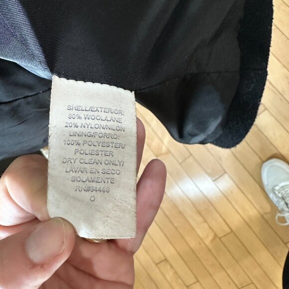 ESPRIT Outerwear Wool Double Breasted Coat Jacket Size Small - Picture 16 of 16